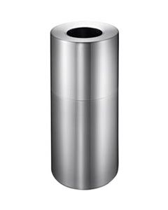 Imprezza ALMO18 Aluminum Open Top Garbage Can - 18 Gallon Capacity - Satin Aluminum