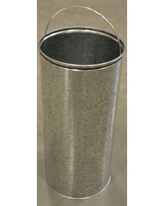 DT15REDGL Dome Top Bullet Trash Can - 15 Gallon Capacity - 15 3/8" Dia. x 34 1/2" H - Red in Color