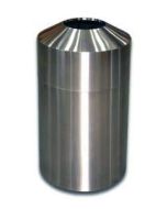 RT30SS Raised Open Top Waste Can - 30 Gallon Capacity - 20" Dia. x 33" H - Stainless Steel