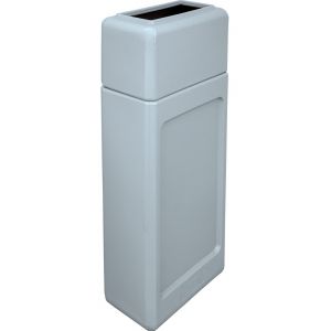 DTSE30SS Dome Top Side Entry Trash Can - 30 Gallon Capacity - 20 Dia. x 40  1/2 H - Stainless Steel